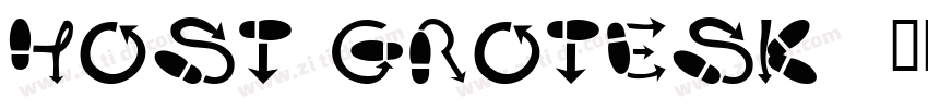 host Grotesk字体转换